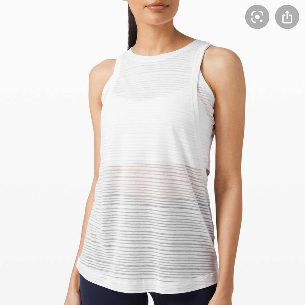 Lululemon Clear and Present Muscle Tank NWOT